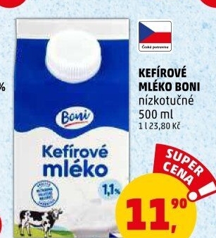 Kefírové mléko Boni