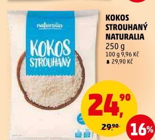 Kokos strouhaný Naturalia
