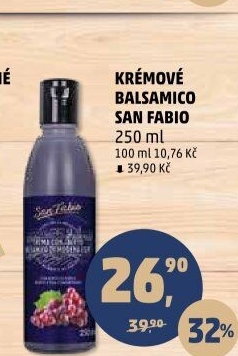 Krémový ocet balsamico San Fabio