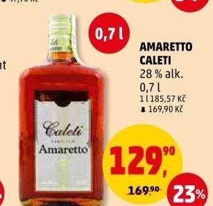 Likér Amaretto Caleti