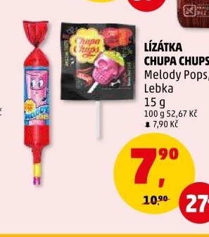 Lízátko Melody Pops Chupa Chups