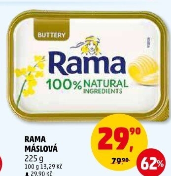 Margarín máslová příchuť Rama