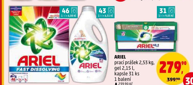 Prací prášek Ariel
