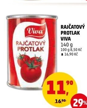 Rajčatový protlak Viva
