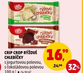 Rýžové chlebíčky polomáčené Crip Crop