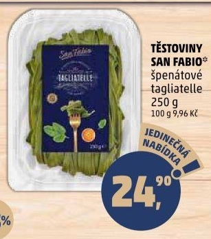 Těstoviny chlazené San Fabio