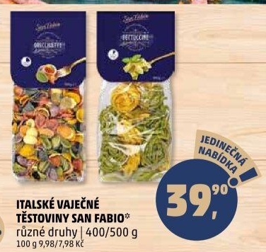 Těstoviny San Fabio