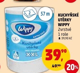 Utěrky kuchyňské 2vrstvé XXL Wippy