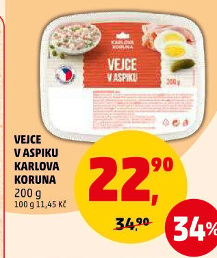 Vejce v aspiku Karlova Koruna