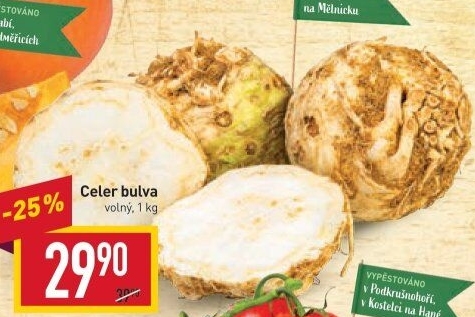 Celer bulva Česká farma