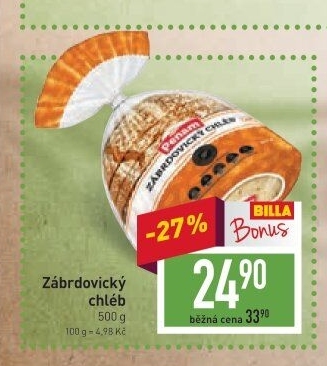 Chléb zábrdovický Penam