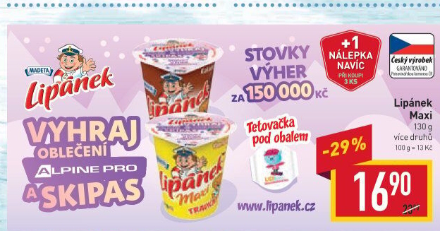 Dezert Lipánek Madeta