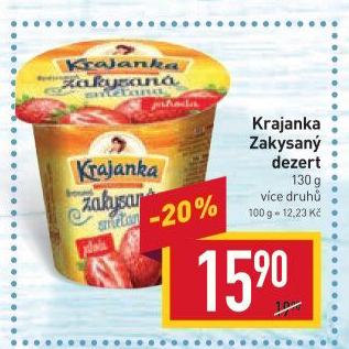 Dezert zakysaný Krajanka