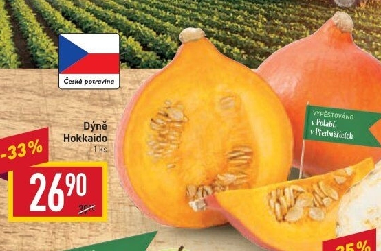 Dýně Hokaido Česká farma