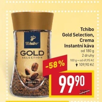 Instantní káva Tchibo Gold Selection