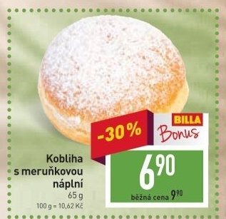 Kobliha s ovocnou náplní