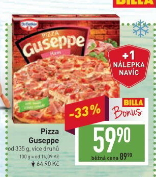 Pizza mražená Guseppe Dr. Oetker