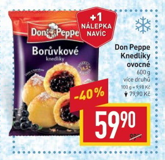 Plněné knedlíky mražené Don Peppe