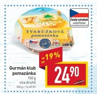 Pomazánky Gurmán klub