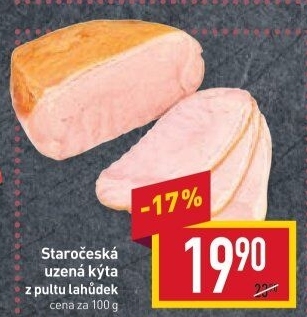 Staročeská kýta uzená