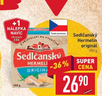 Sýr Hermelín Sedlčanský