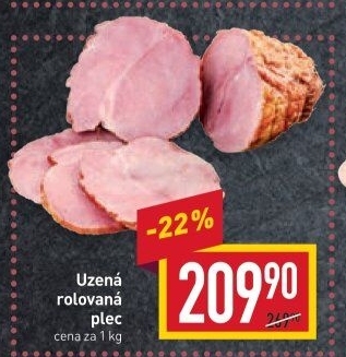 Uzená rolovaná plec