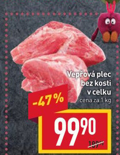 Vepřová plec bez kosti