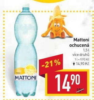 Ochucená voda Mattoni