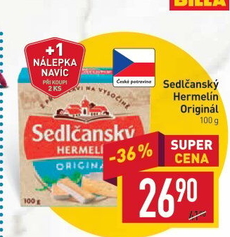 Sýr Hermelín Sedlčanský