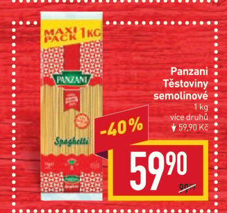 Těstoviny Panzani