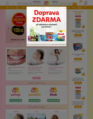 akční leták Teta drogerie 20.9.2023-26.9.2023