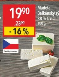 Balkánský sýr Madeta