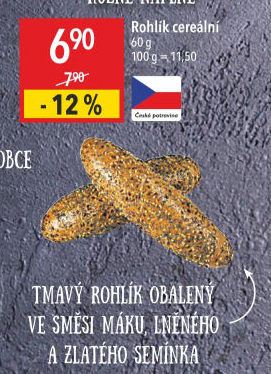 Cereální rohlík