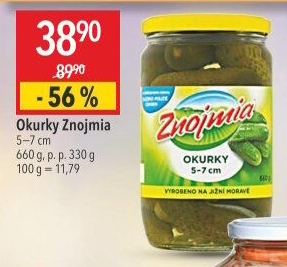 Okurky Znojmia