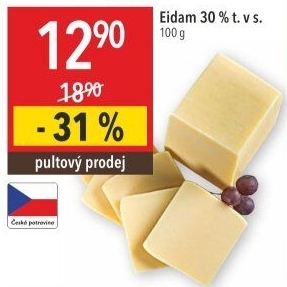Sýr Eidam 30%