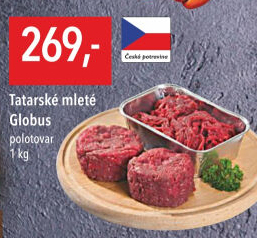 Tatarský biftek Globus