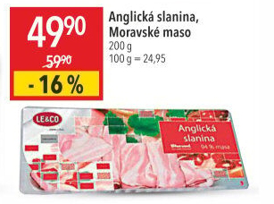 Anglická slanina LE&amp