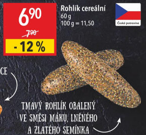 Cereální rohlík