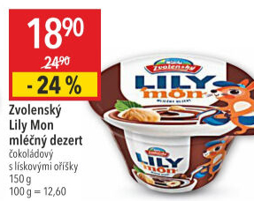 Dezert Lily mon Zvolenský