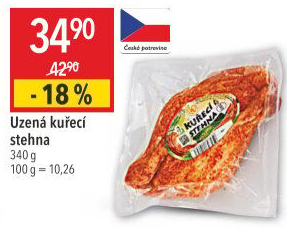 Kuřecí stehna uzená DZ Klatovy
