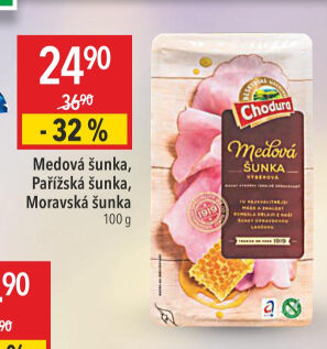 Šunka medová výběrová Beskydské uzeniny Chodura