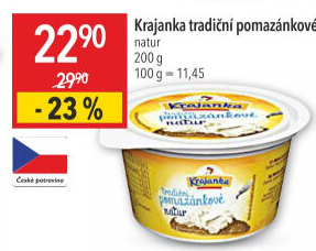 Tradiční pomazánkové Krajanka