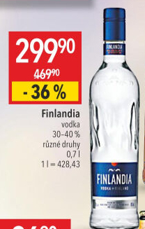 Vodka Finlandia