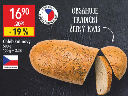 Chléb kmínový