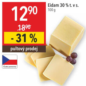Sýr Eidam 30%
