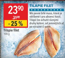 Tilápie filety