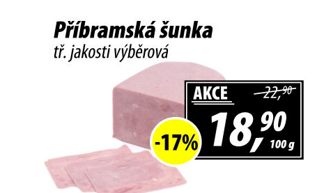 Šunka výběrová příbramská