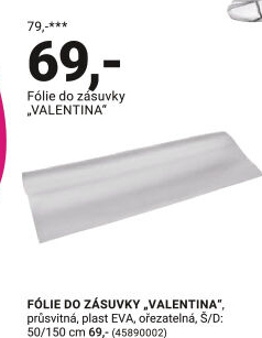 FÓLIE DO ZÁSUVKY „VALENTINA“