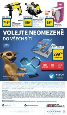 akční leták Tesco 27.9.2023-3.10.2023