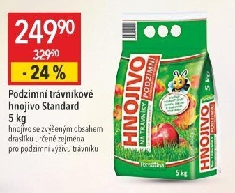 Hnojivo podzimní trávníkové Forestina